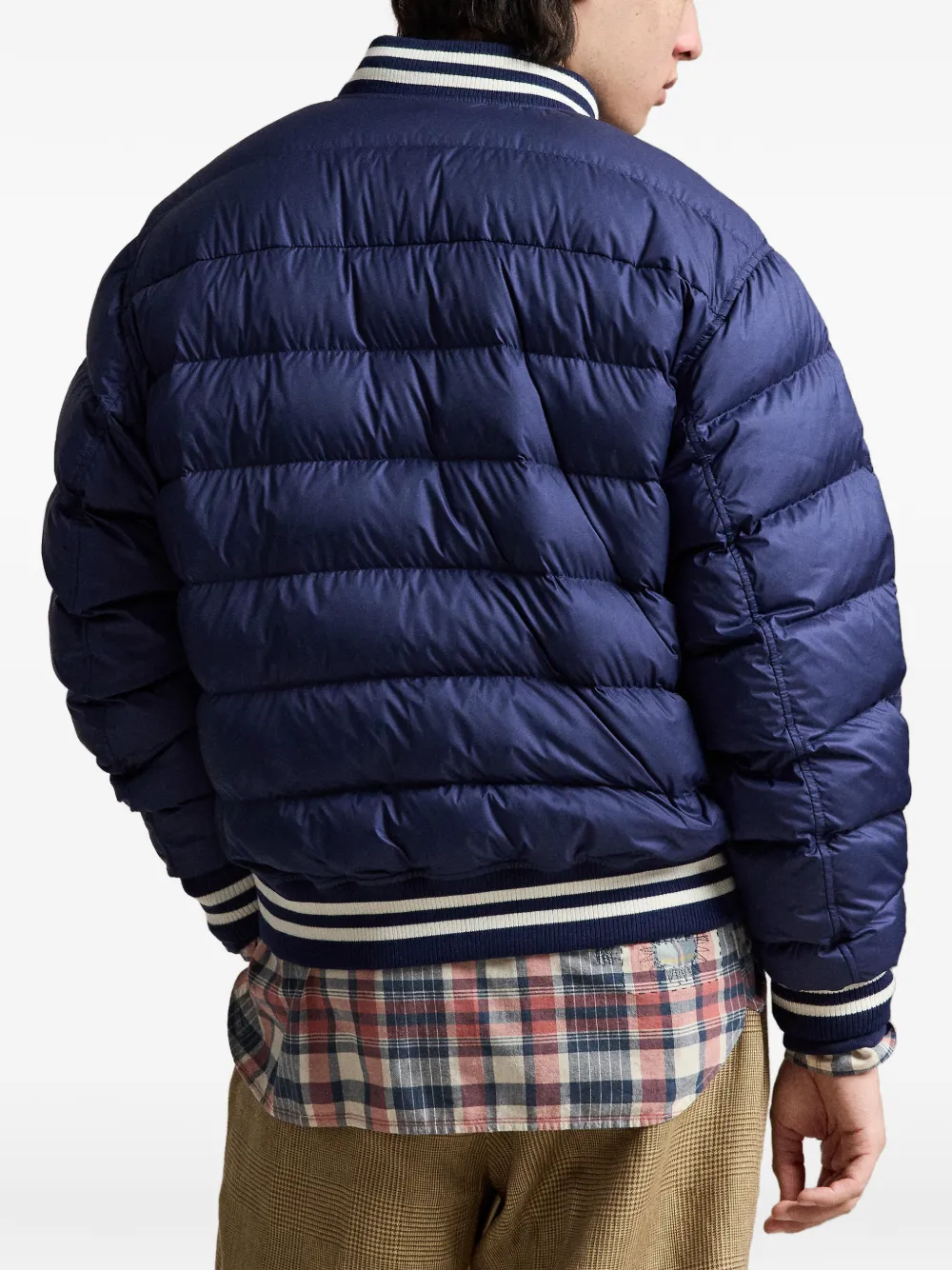 Polo Ralph Lauren Gewatteerd bomberjack Blauw