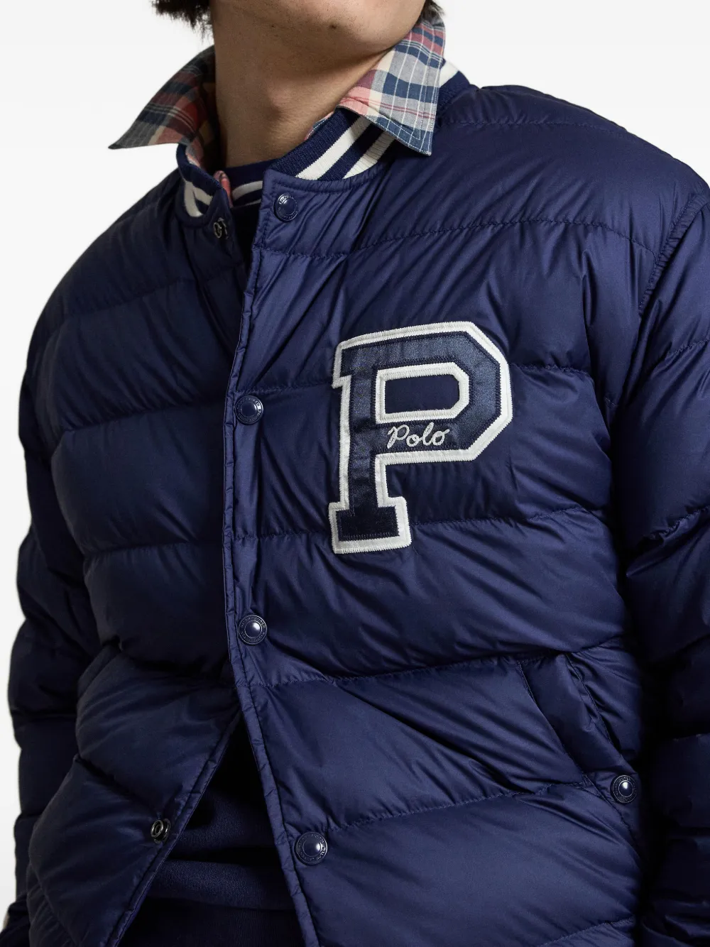 Polo Ralph Lauren Gewatteerd bomberjack Blauw