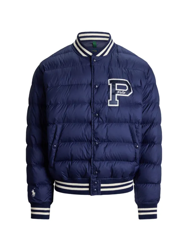 Polo Ralph Lauren パデッド ボンバージャケット | ブルー | FARFETCH JP