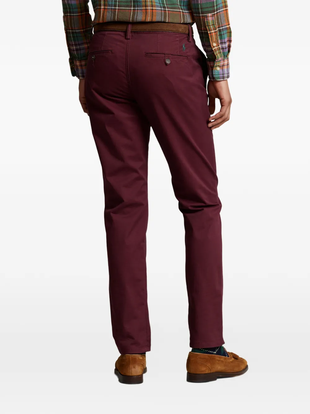 Polo Ralph Lauren Straight stretch-katoenen chino Rood