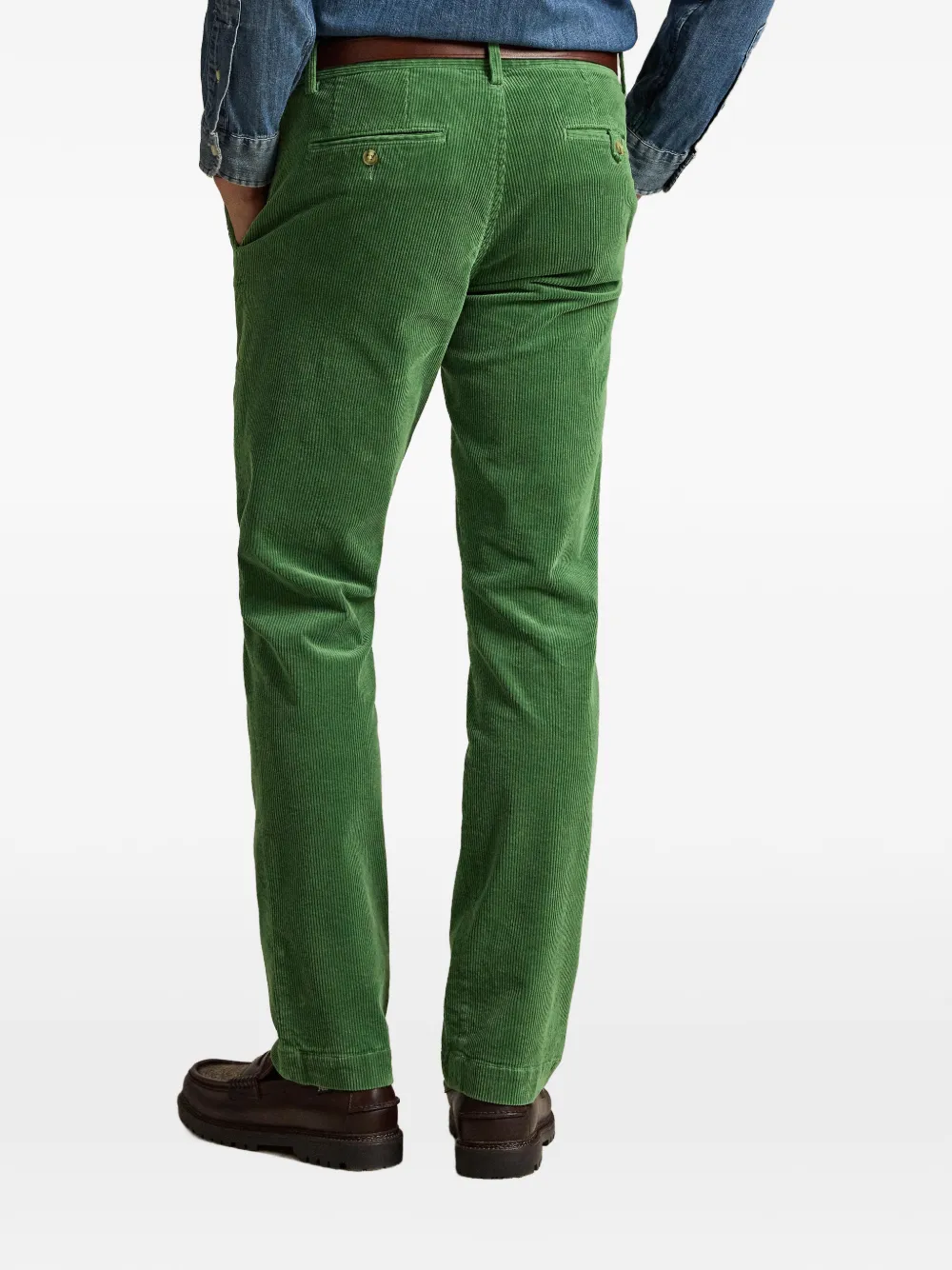 Polo Ralph Lauren Straight ribfluwelen broek Groen