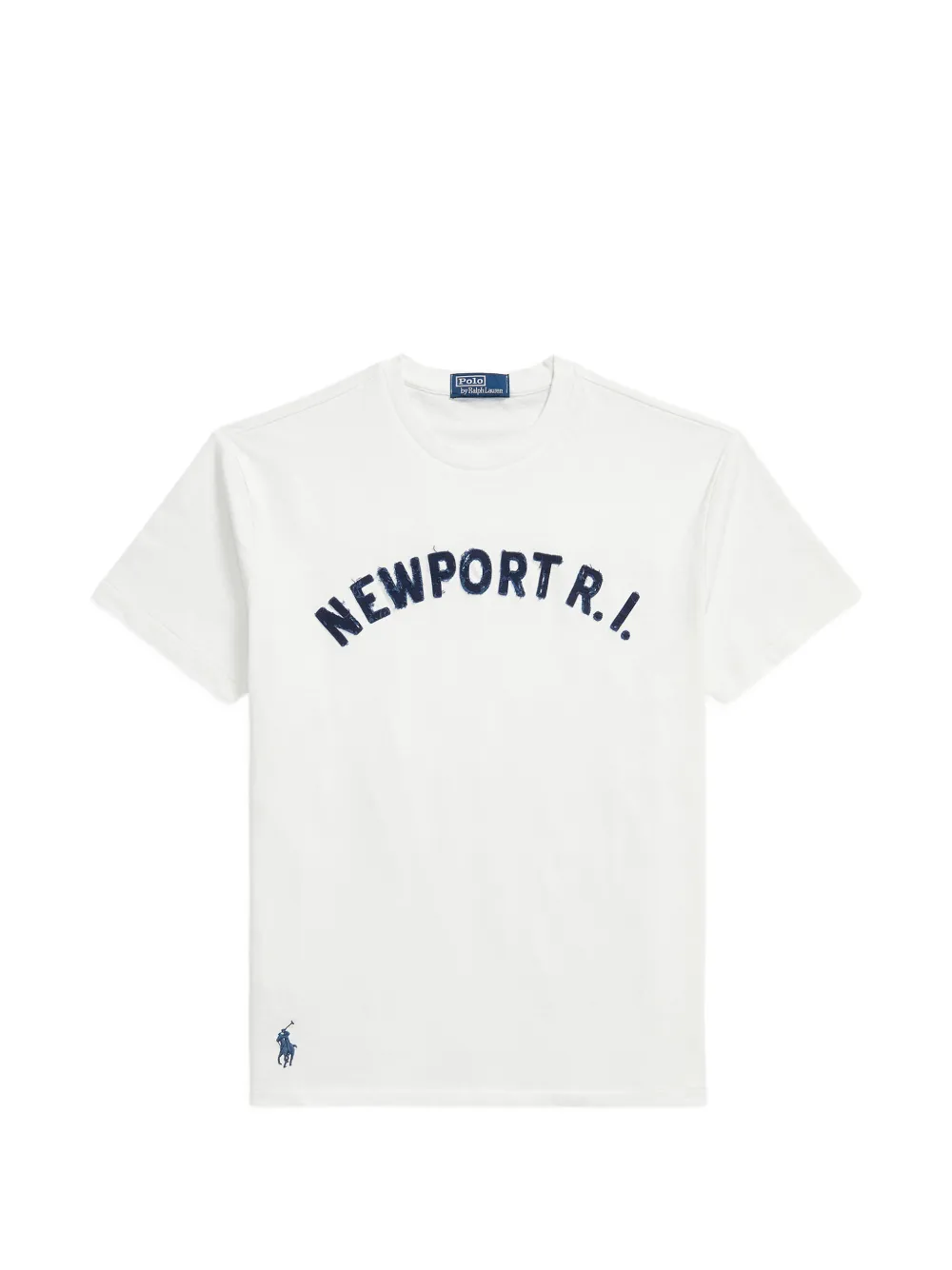 Polo Ralph Lauren T-Shirt mit grafischem Patch - Weiß