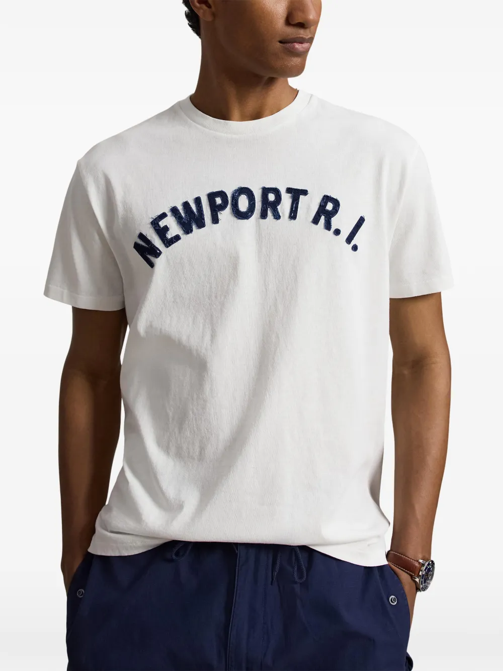Polo Ralph Lauren T-shirt met grafische applicatie Wit