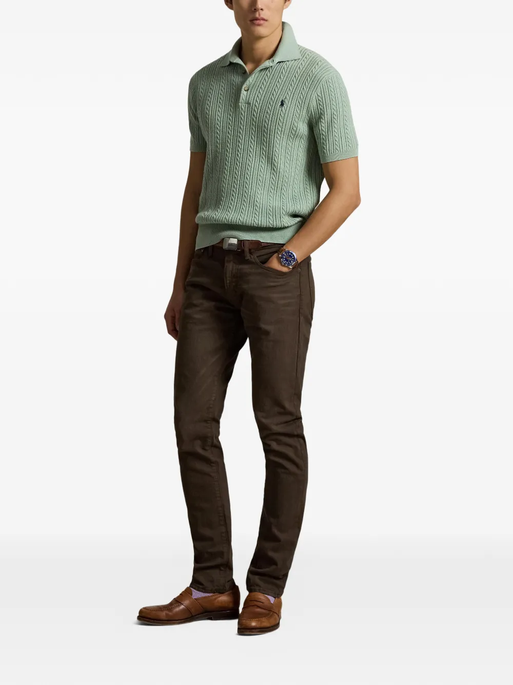 Polo Ralph Lauren Slim-fit jeans Bruin