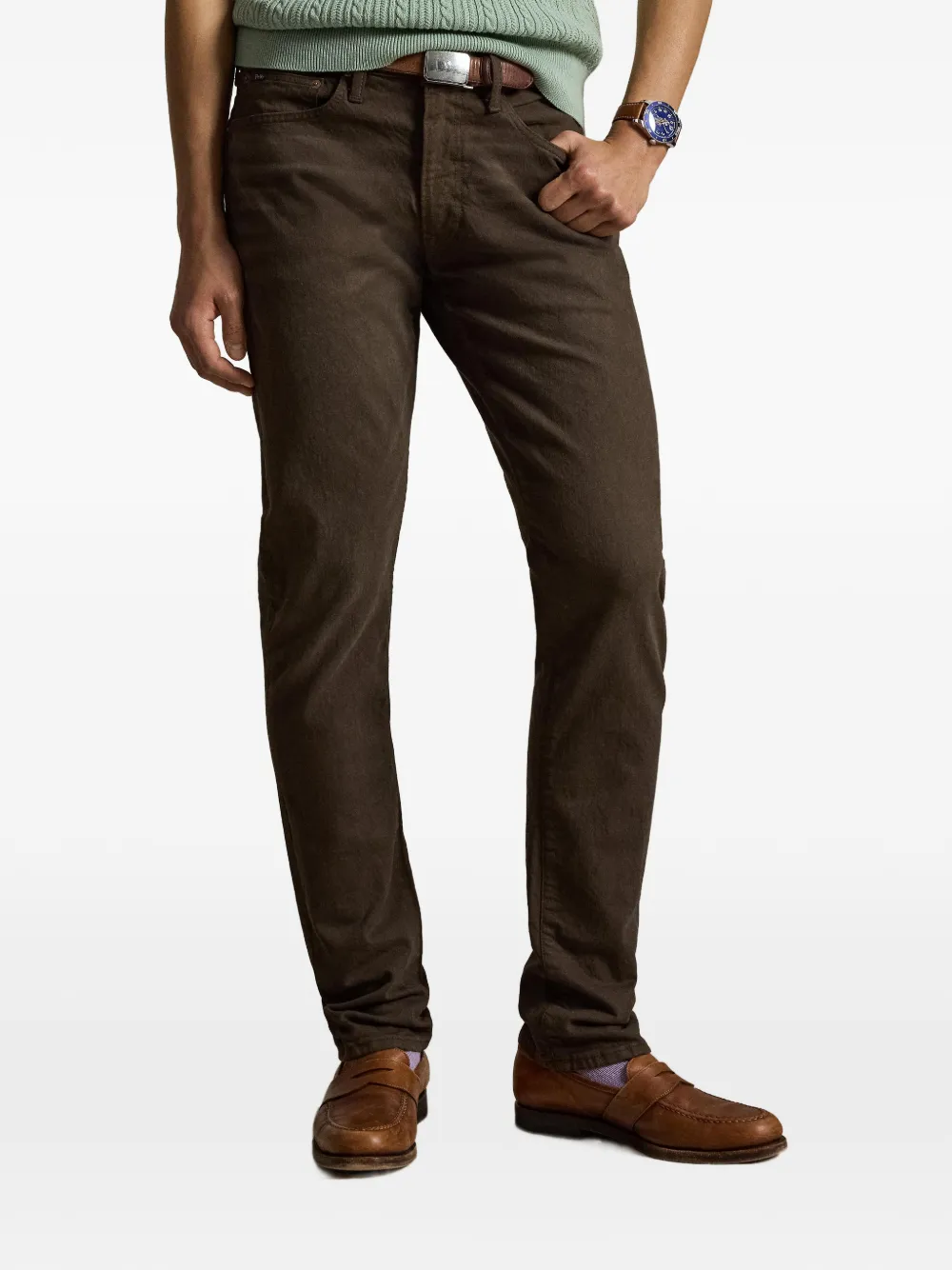 Polo Ralph Lauren Slim-fit jeans Bruin