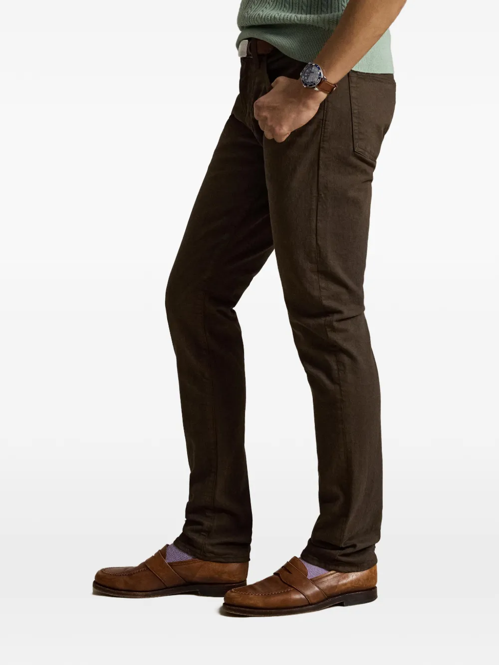 Polo Ralph Lauren Slim-fit jeans Bruin