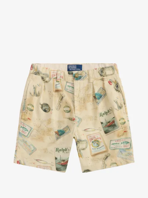 POLO RALPH LAUREN KIDS Whitman printed shorts