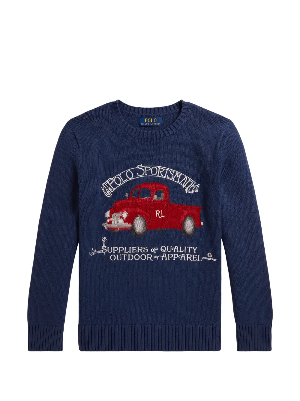 POLO RALPH LAUREN KIDS Maglione con ricamo - Blu