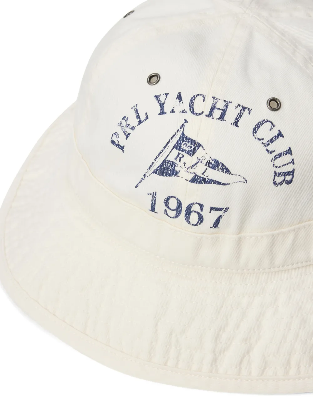Polo Ralph Lauren Mariner vissershoed met logoprint Wit