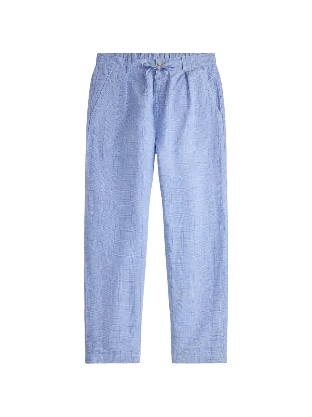 Polo Ralph Lauren Leinenhose mit Bundfalten - Blau
