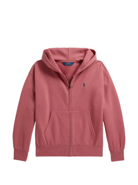 POLO RALPH LAUREN KIDS Pony zip-up hoodie