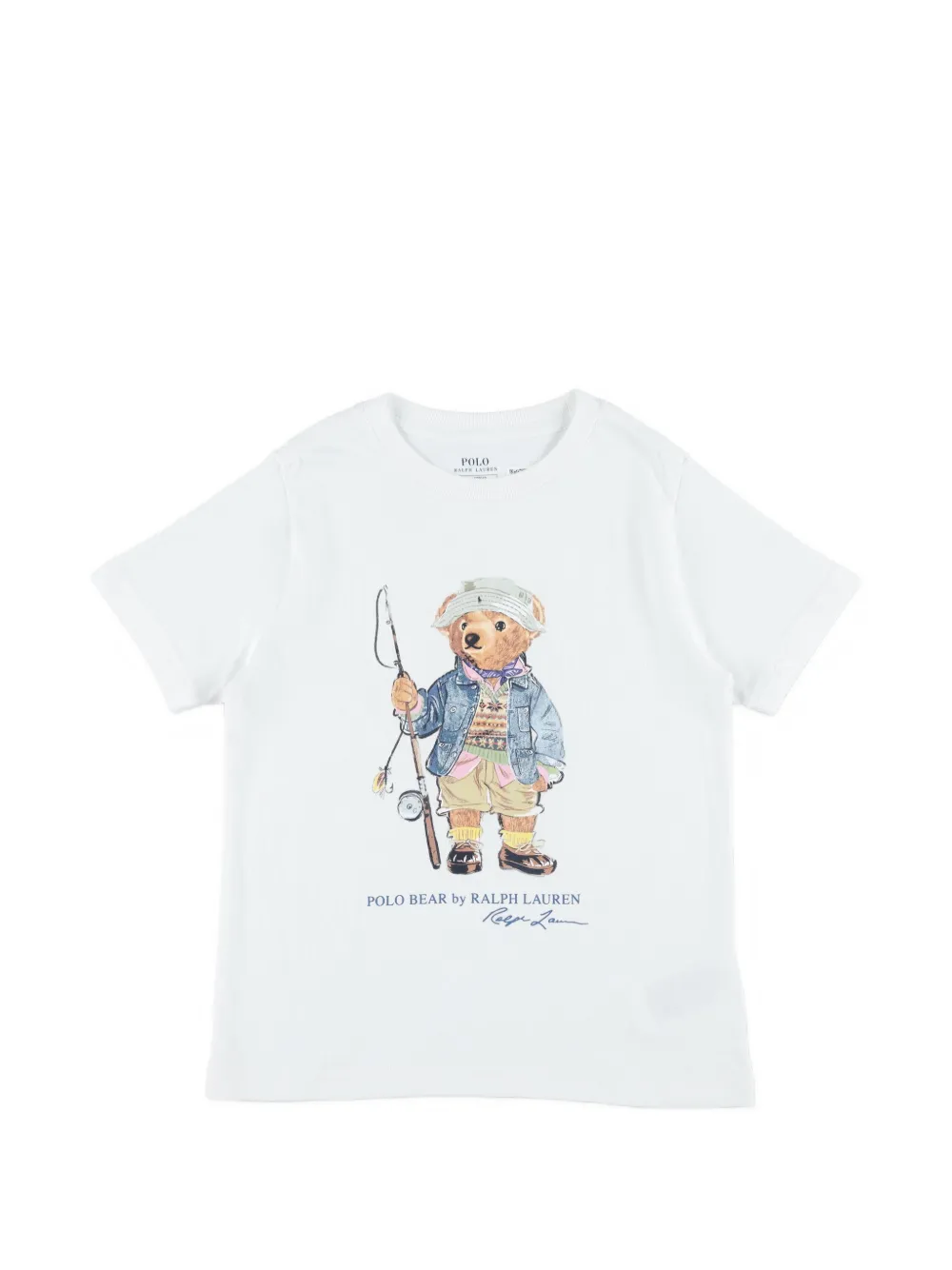 POLO RALPH LAUREN KIDS T-shirt Polo Bear - Bianco