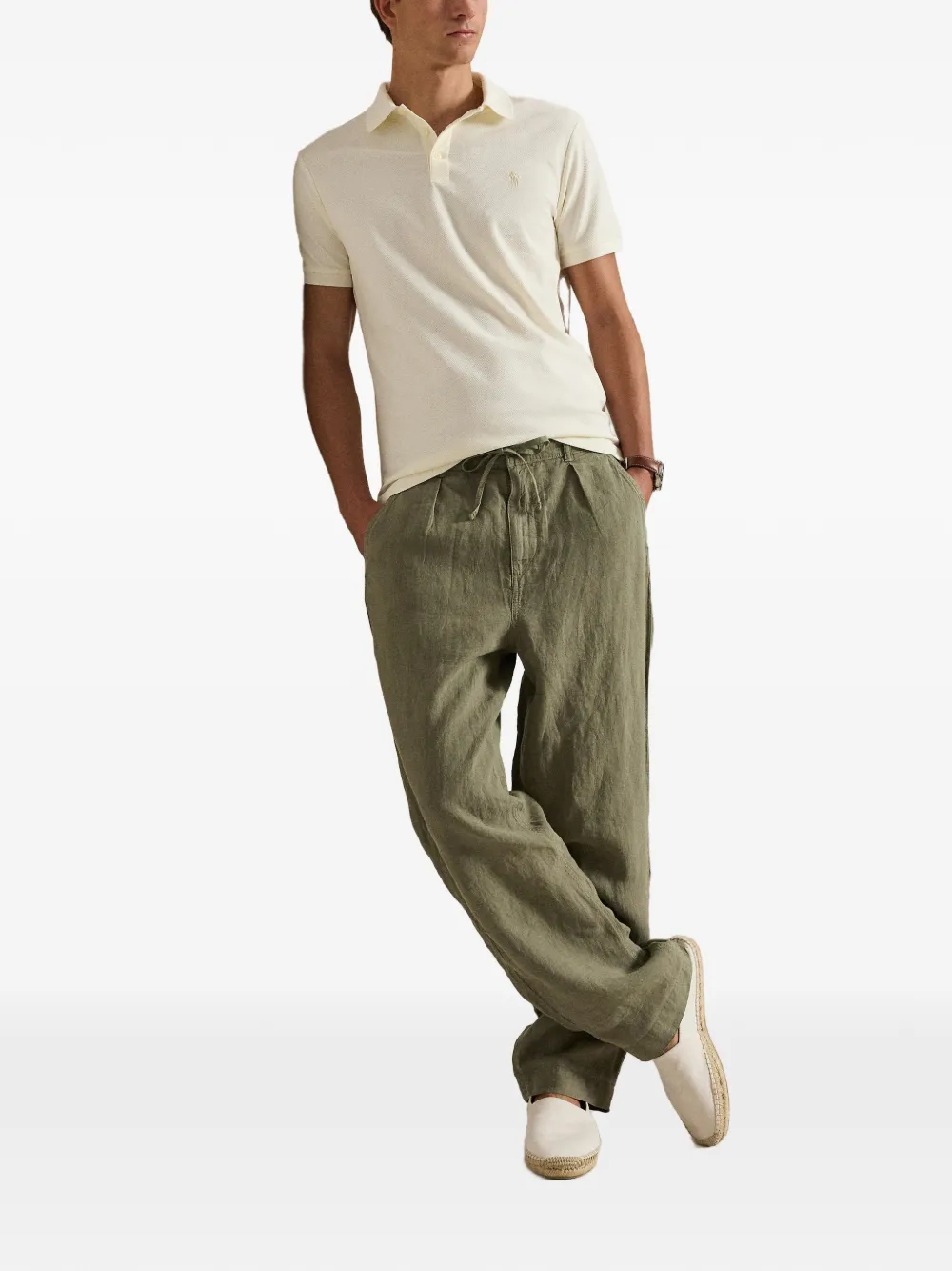 Polo Ralph Lauren Mesh poloshirt Beige