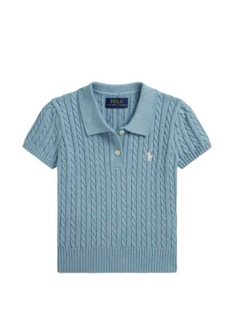 POLO RALPH LAUREN KIDS kabelstrikket polo