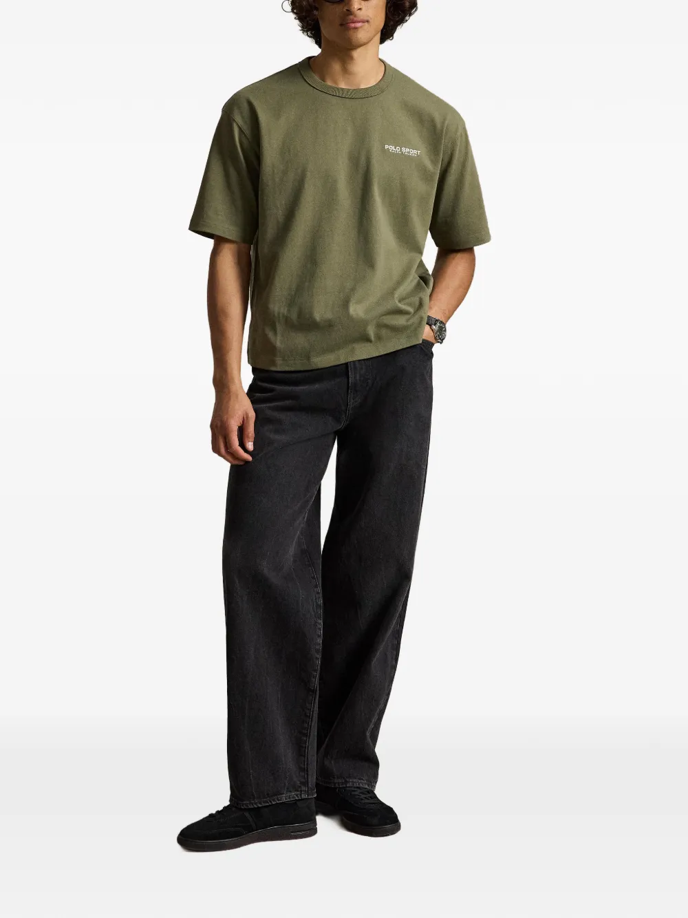 Polo Ralph Lauren Polo Sport T-shirt met logoprint Groen
