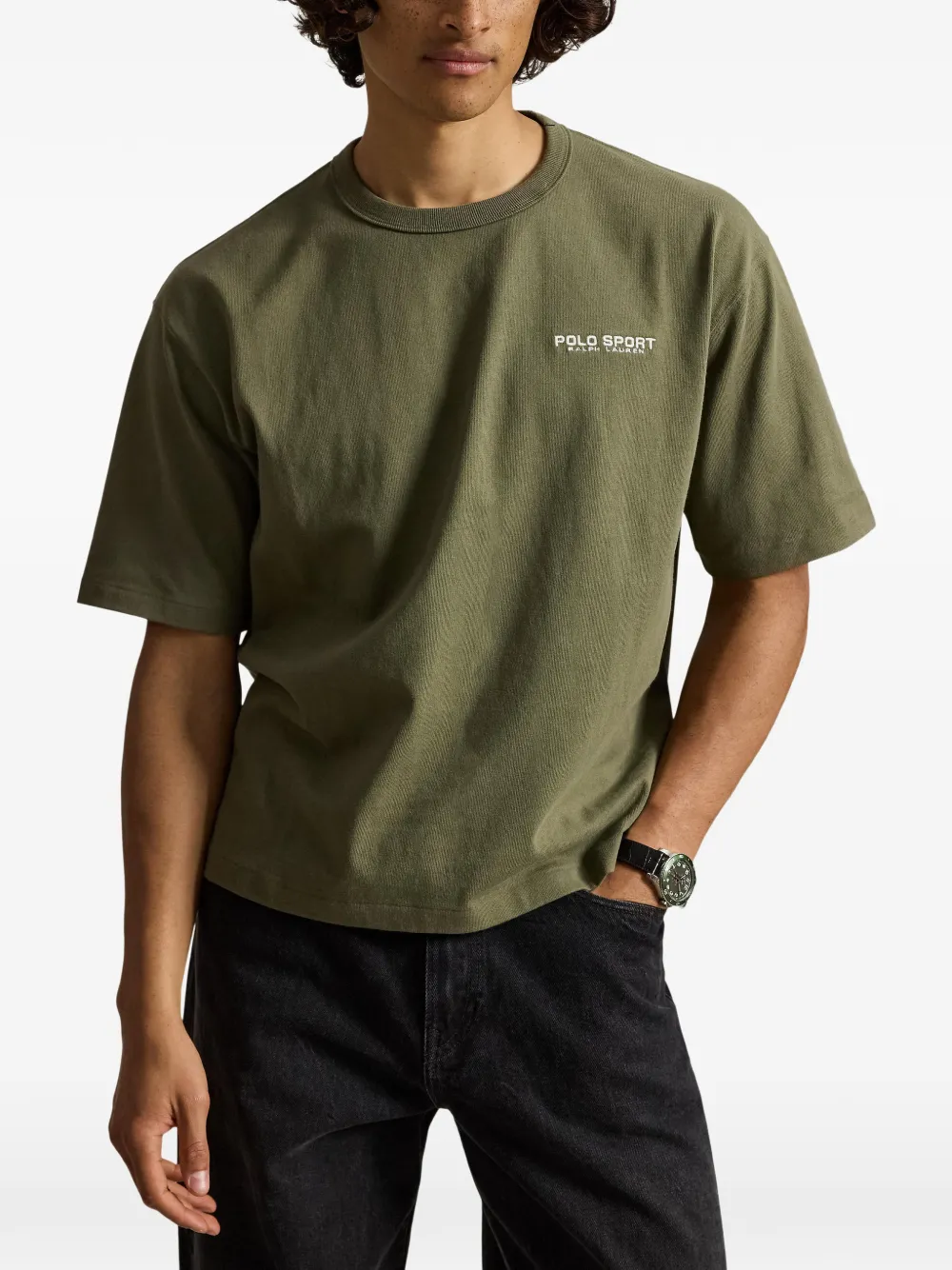 Polo Ralph Lauren Polo Sport T-shirt met logoprint Groen