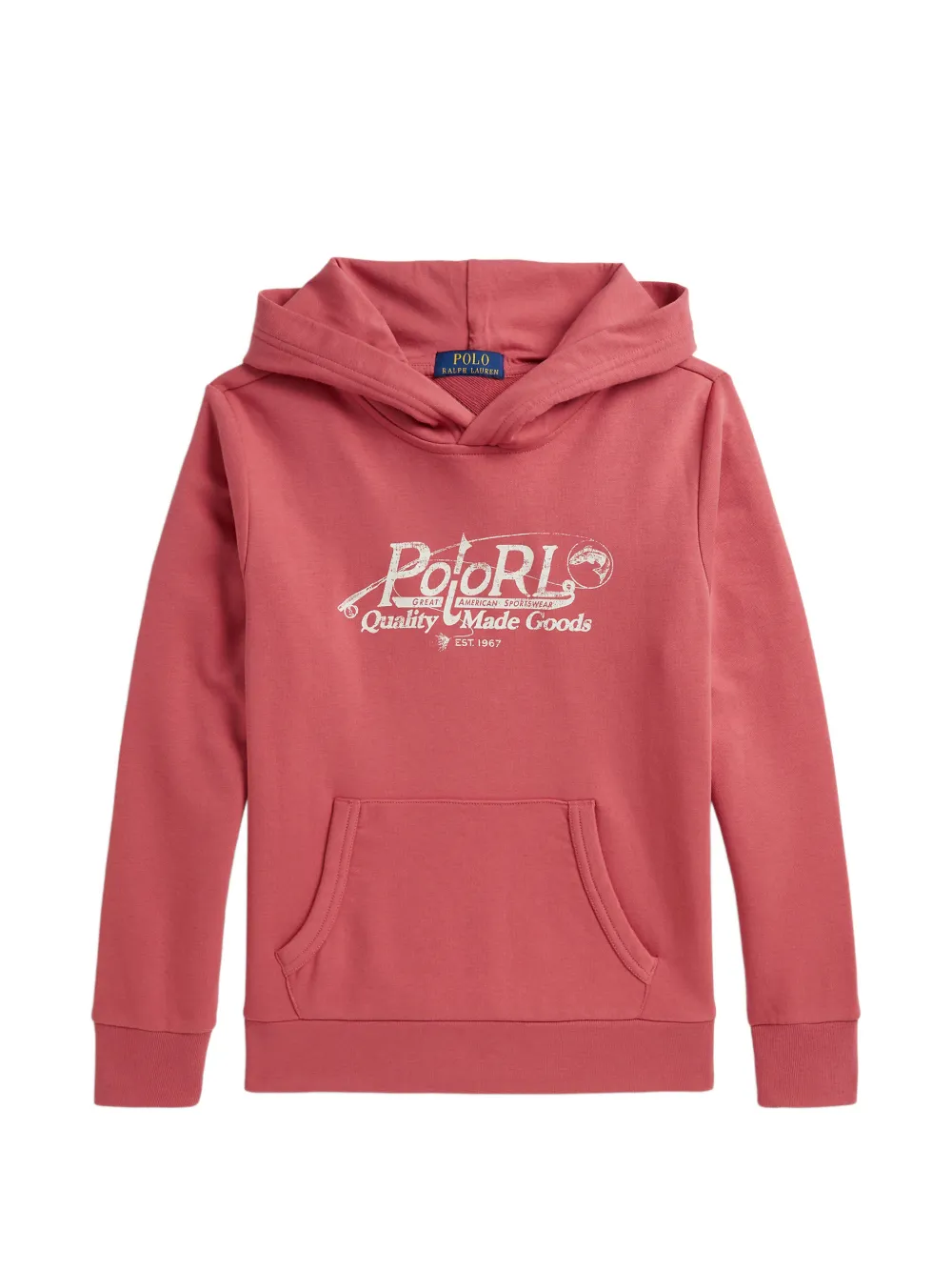 POLO RALPH LAUREN KIDS Felpa con cappuccio - Rosso
