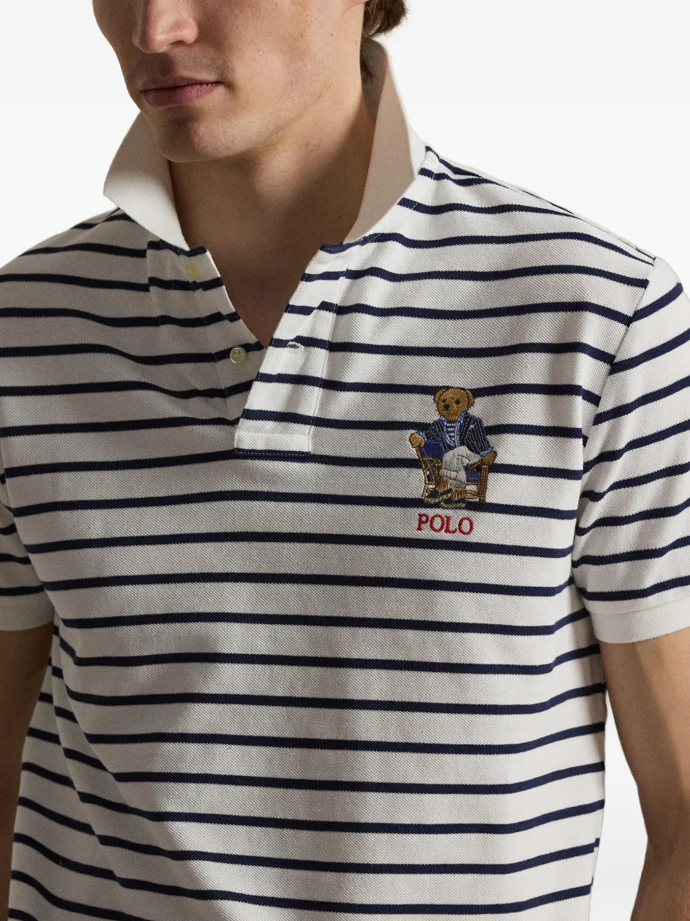 Polo Ralph Lauren Gestreept poloshirt Wit