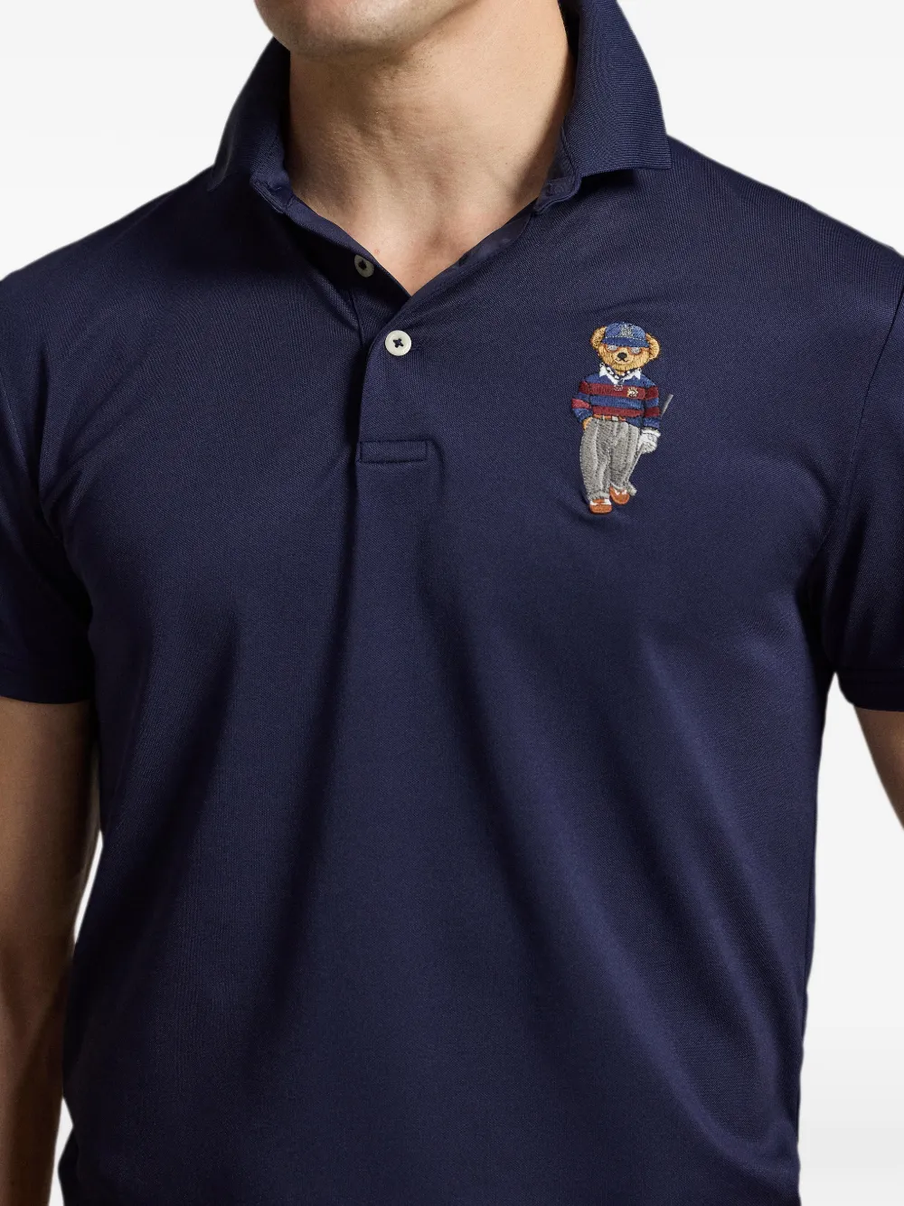 RLX Ralph Lauren Poloshirt met teddybeerprint Blauw
