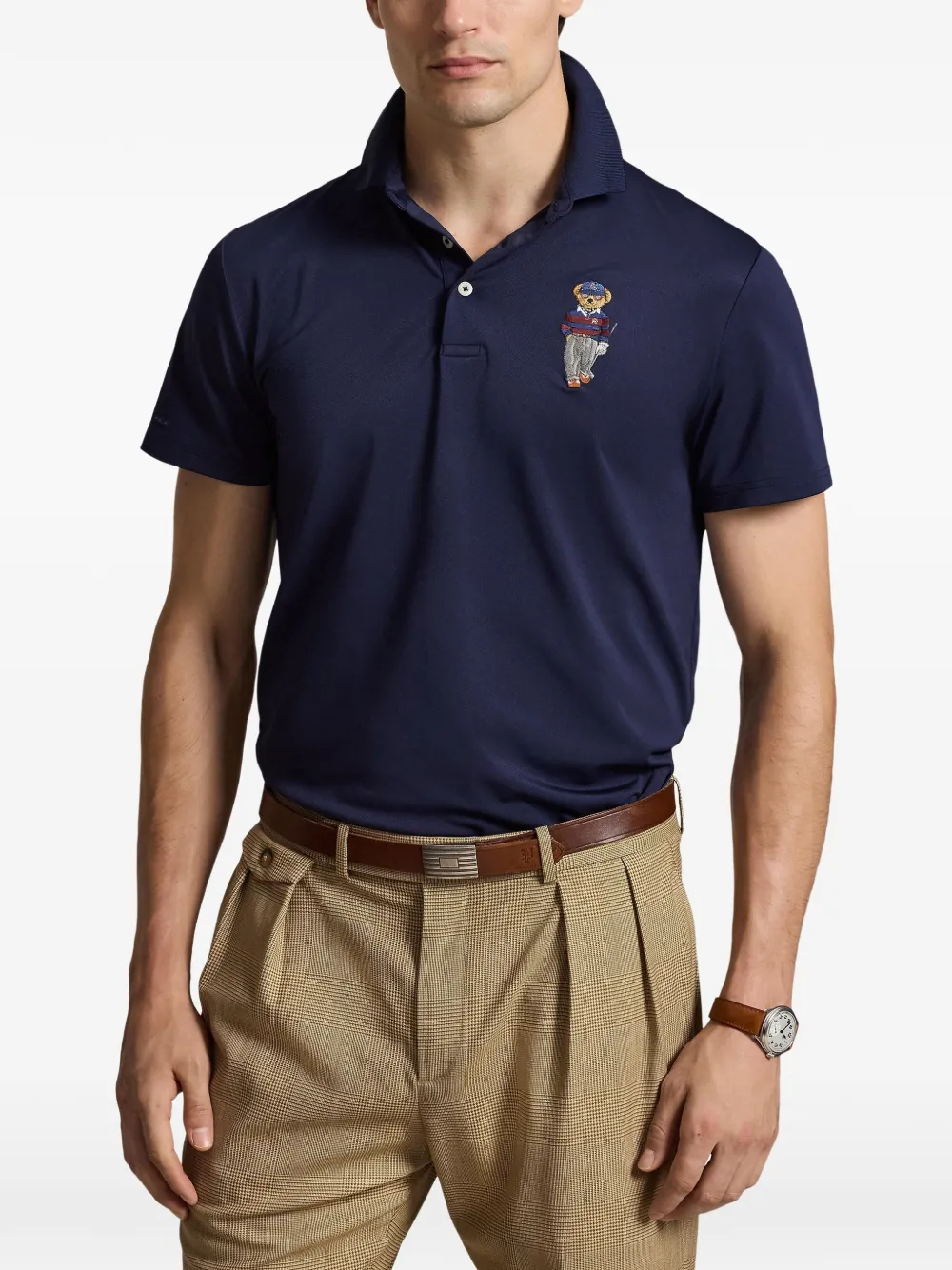 RLX Ralph Lauren Poloshirt met teddybeerprint Blauw