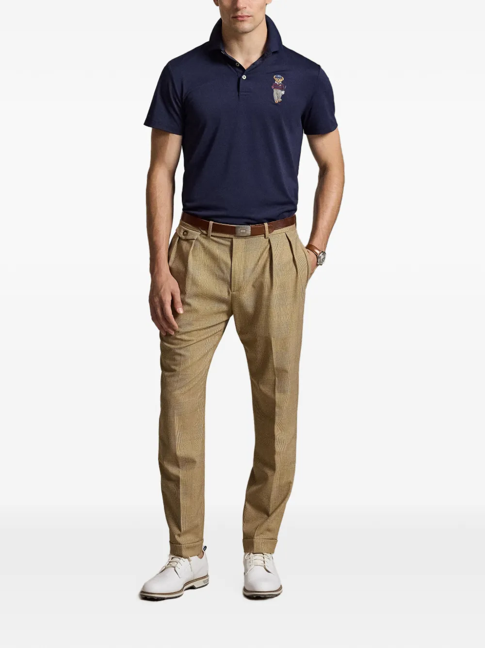 RLX Ralph Lauren Poloshirt met teddybeerprint Blauw