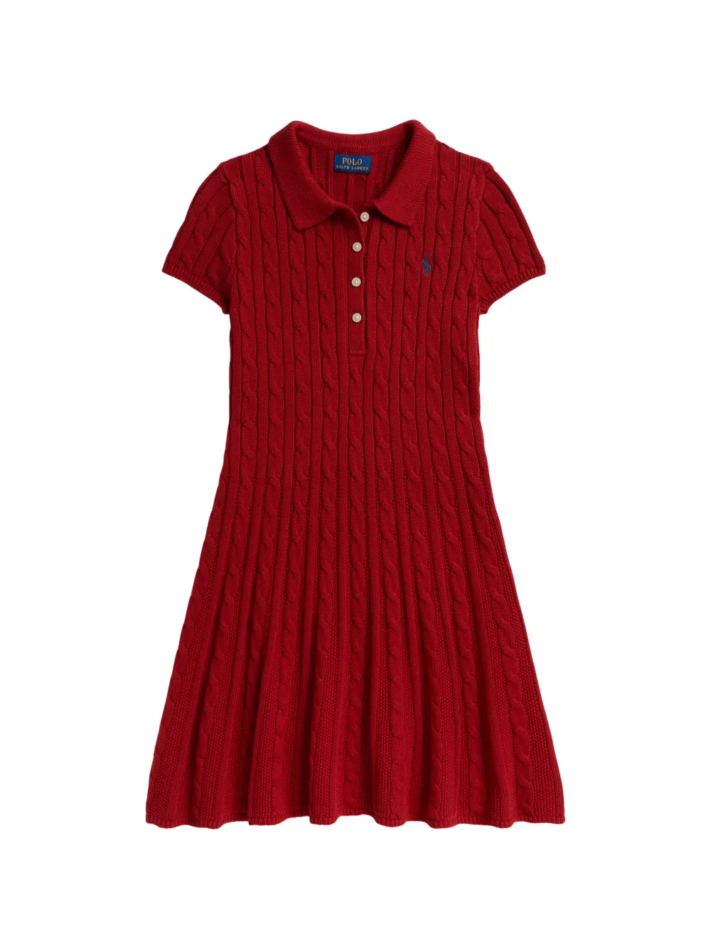 POLO RALPH LAUREN KIDS Abito Pony - Rosso