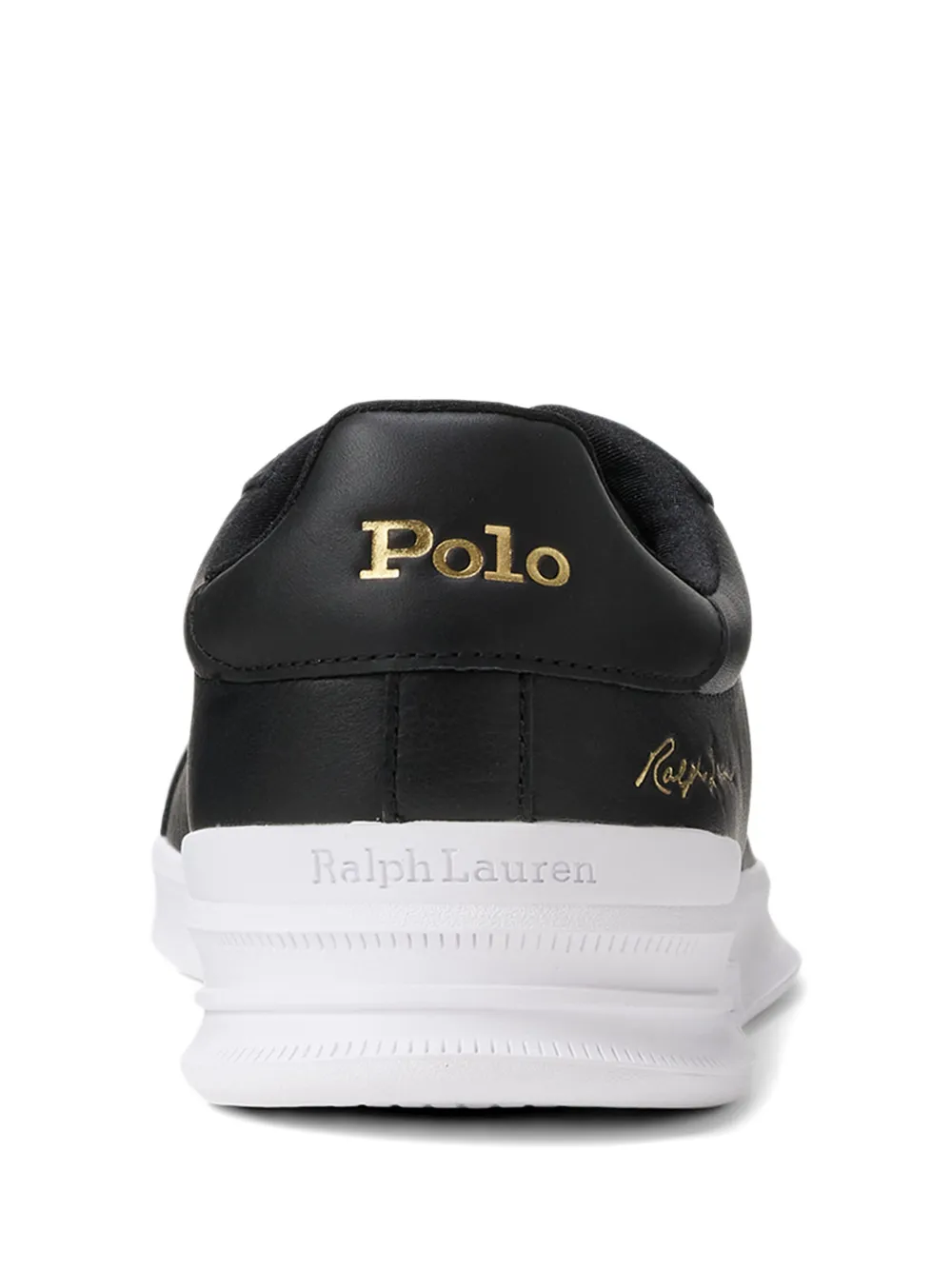 Polo Ralph Lauren Sneakers met logoprint Zwart