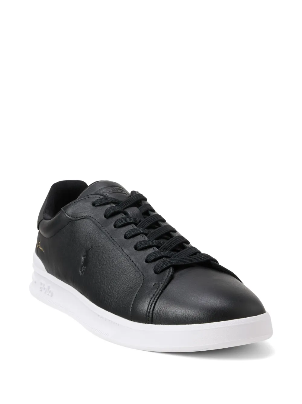 Polo Ralph Lauren Sneakers met logoprint Zwart