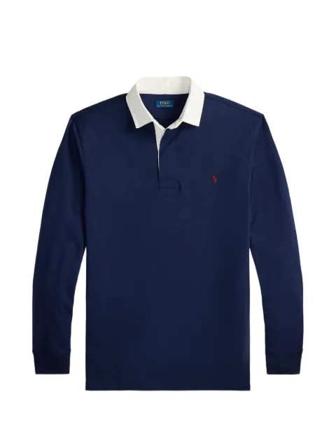 Polo Ralph Lauren logo-embroidered rugby shirt