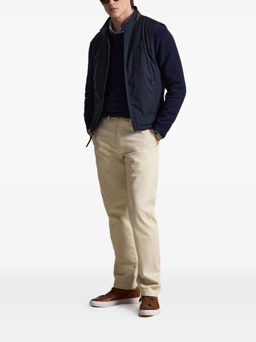 Polo Ralph Lauren Gilet met shield-patch Blauw