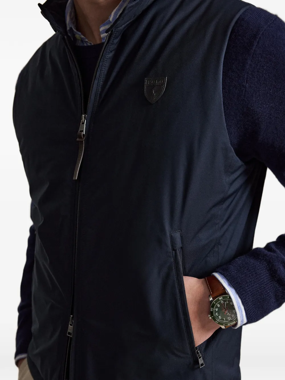 Polo Ralph Lauren Gilet met shield-patch Blauw