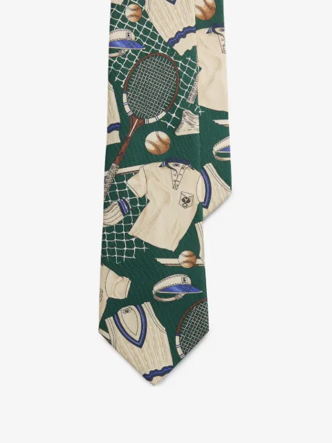 Polo Ralph Lauren tennis-print silk tie