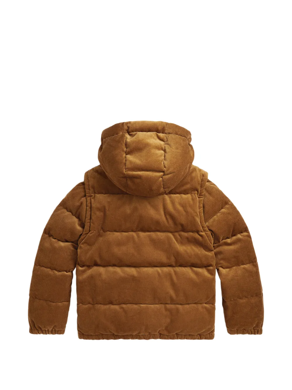 POLO RALPH LAUREN KIDS Ribfluwelen verstelbaar jack Bruin
