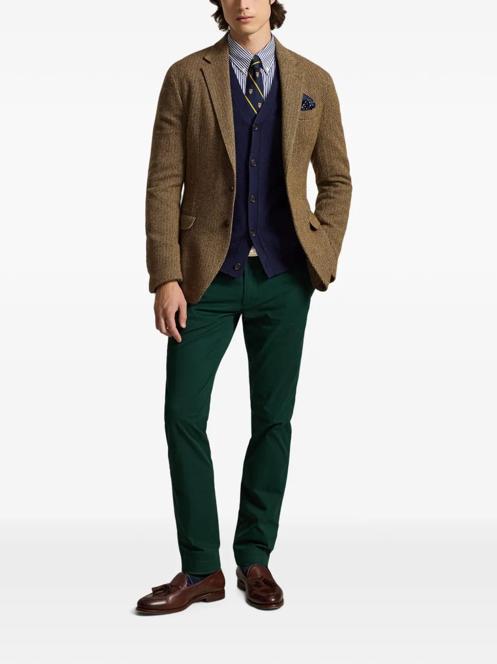 Polo Ralph Lauren Greenwich Slim Fit stretch chino Groen