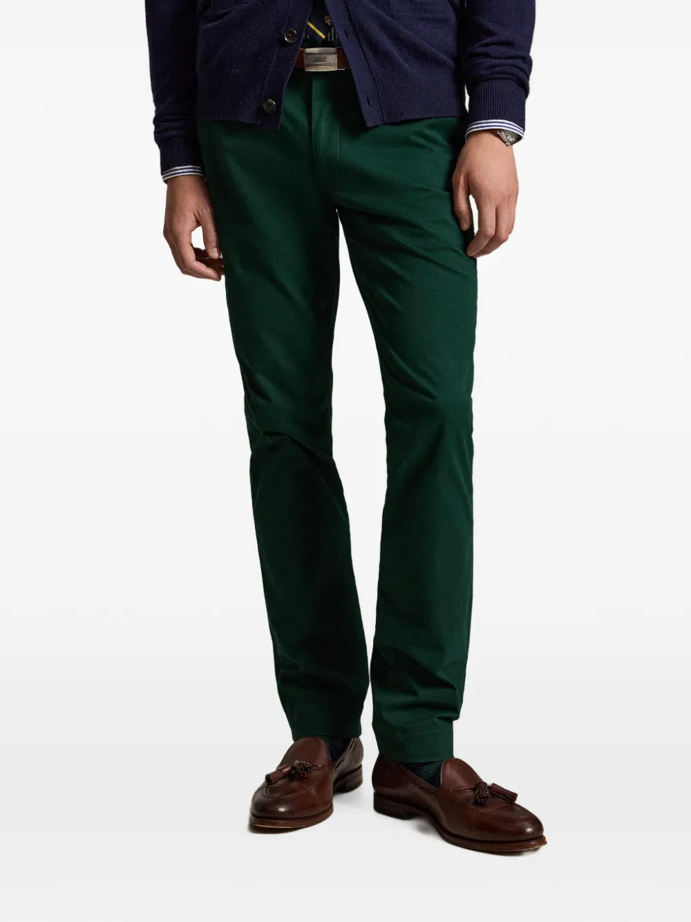 Polo Ralph Lauren Greenwich Slim Fit stretch chino Groen