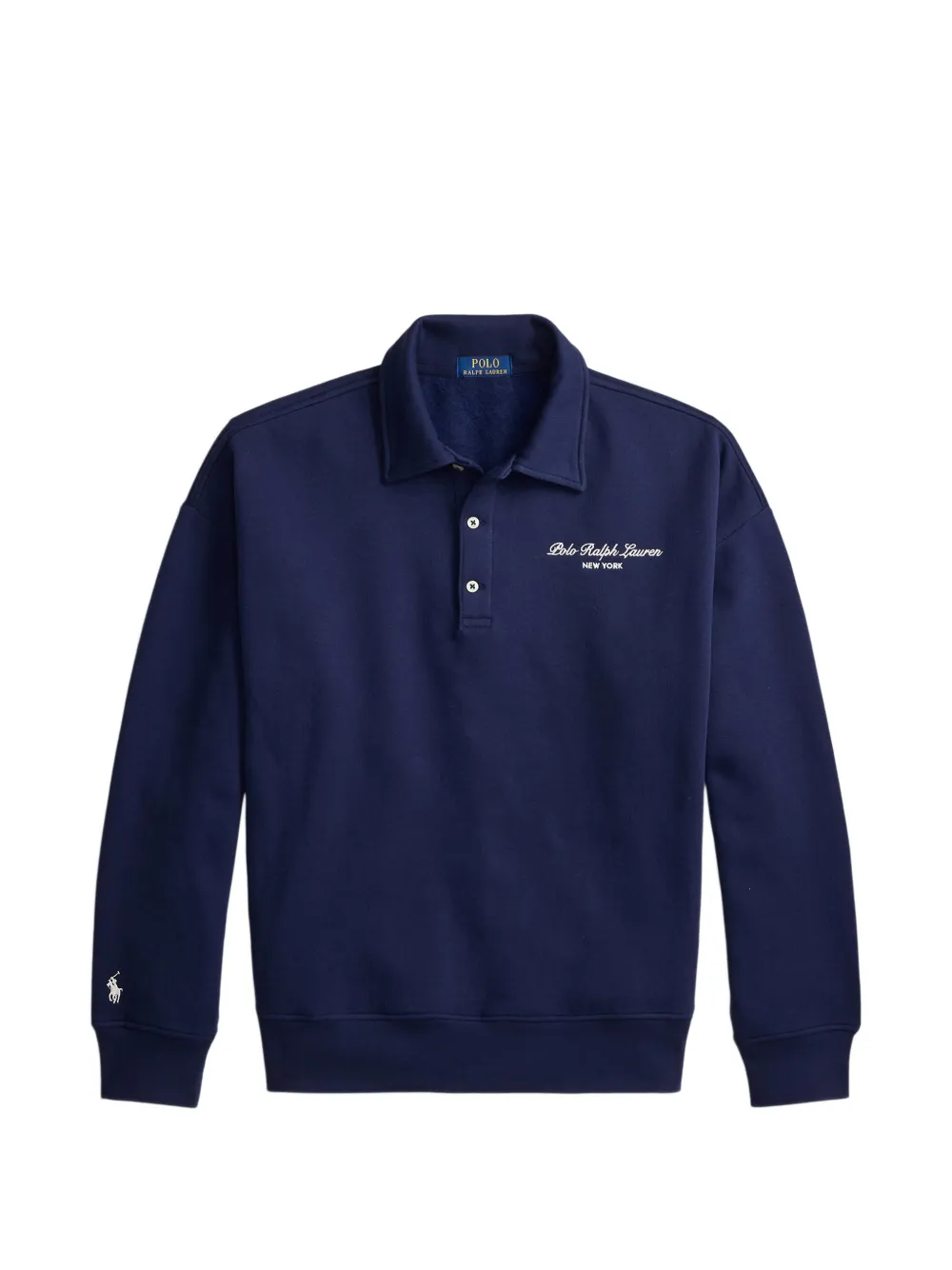 Polo Ralph Lauren Poloshirt mit Logo-Stickerei - Blau