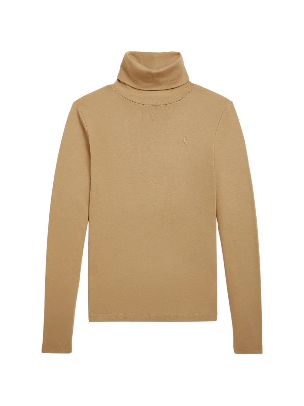POLO RALPH LAUREN KIDS Top a coste a collo alto - Toni neutri