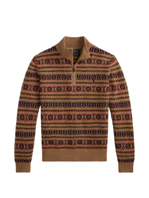 Polo Ralph Lauren Fair Isle half-zip sweater
