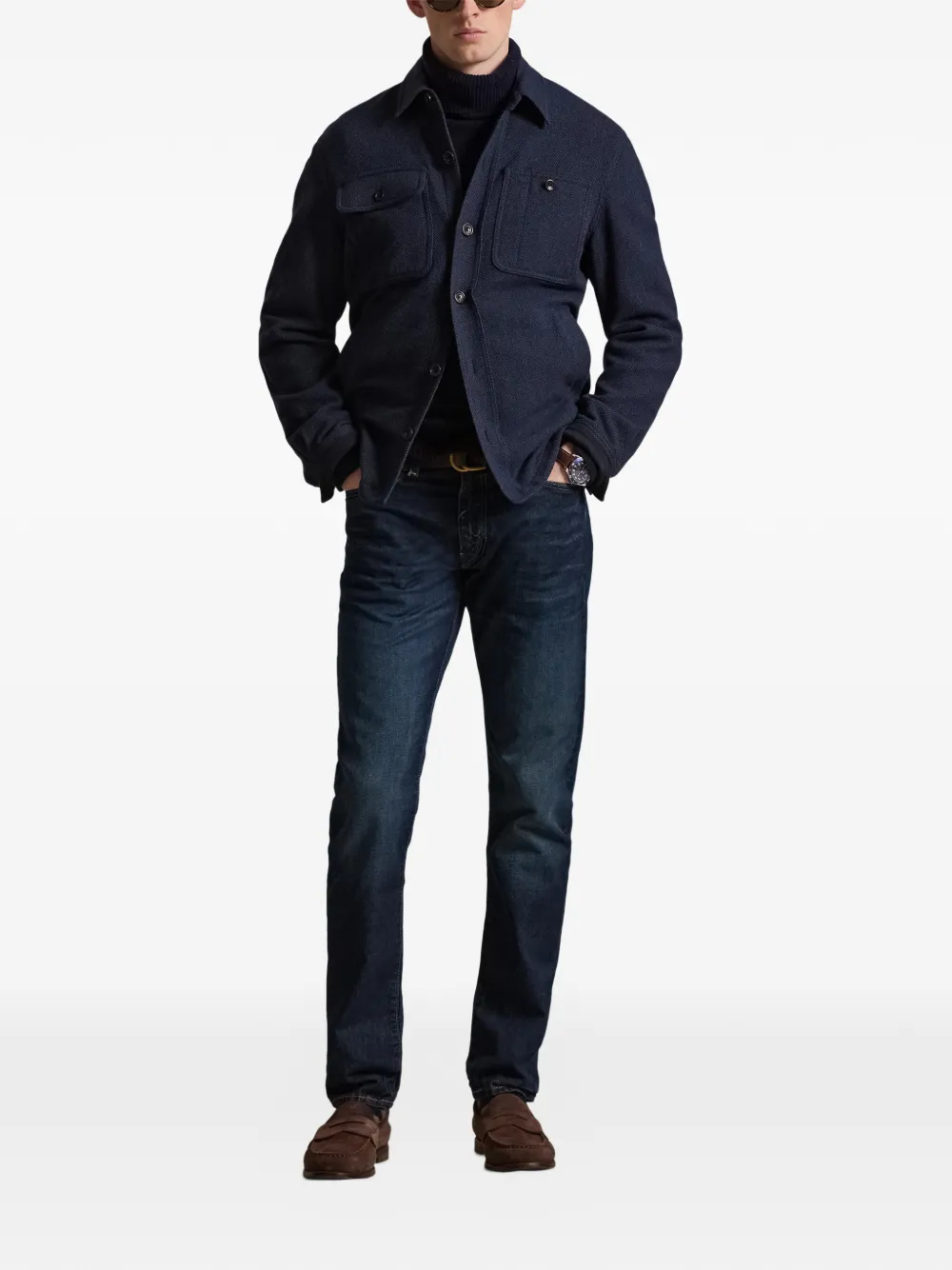 Polo Ralph Lauren Sullivan skinny jeans met geborduurd logo Blauw
