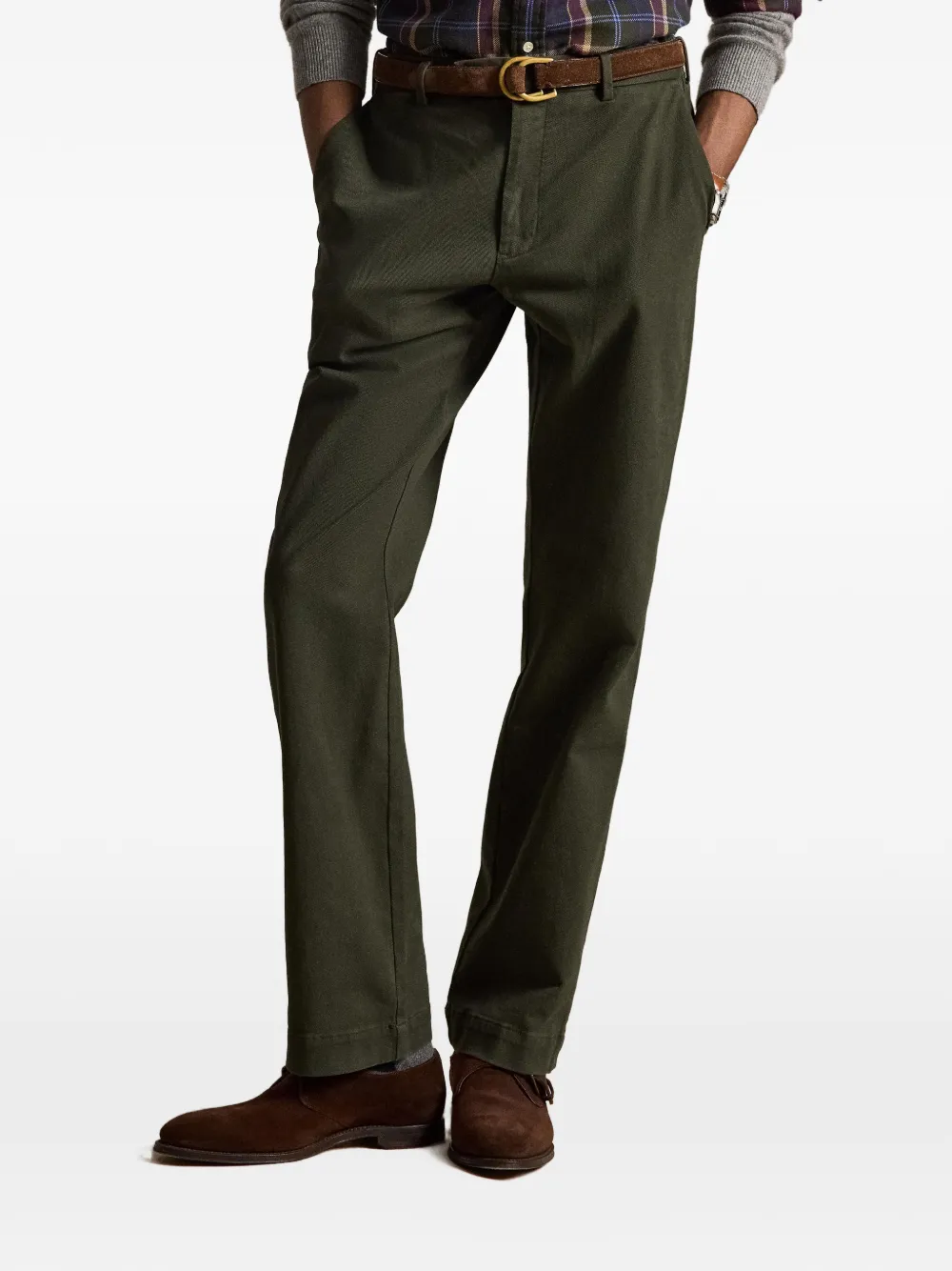 Polo Ralph Lauren Jarrett chino met verborgen sluiting Groen