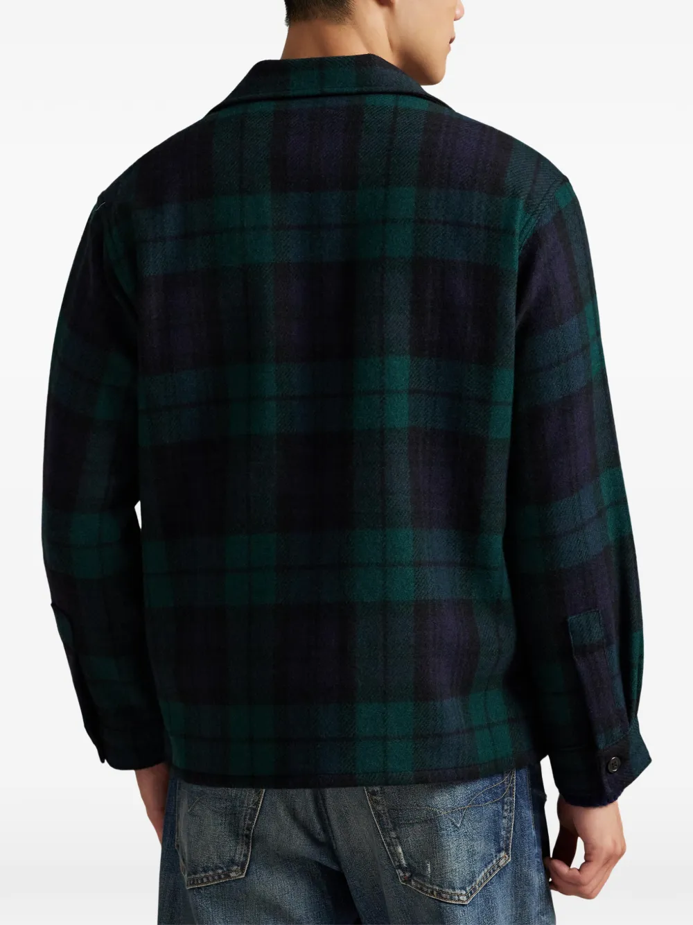 Polo Ralph Lauren Geruit shirtjack Groen