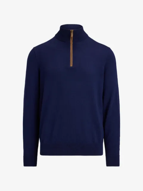 RLX Ralph Lauren half-zip wool sweater