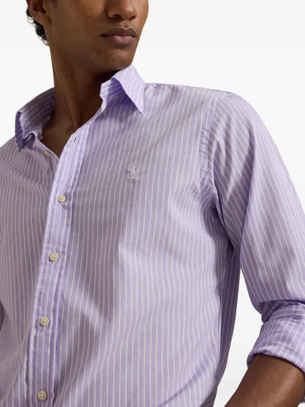 Polo Ralph Lauren Gestreept overhemd Paars