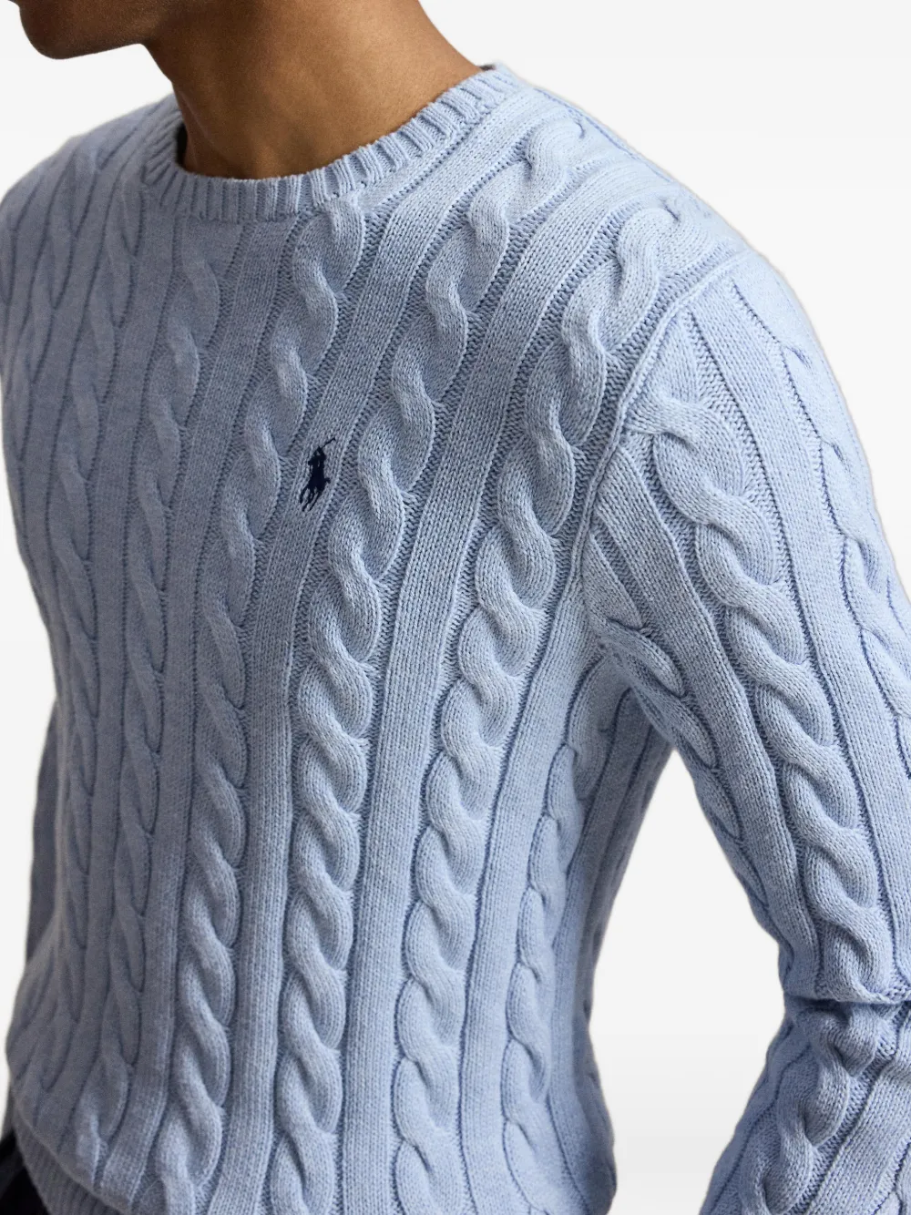 Polo Ralph Lauren Trui met kenmerkend Polo Pony patroon Blauw