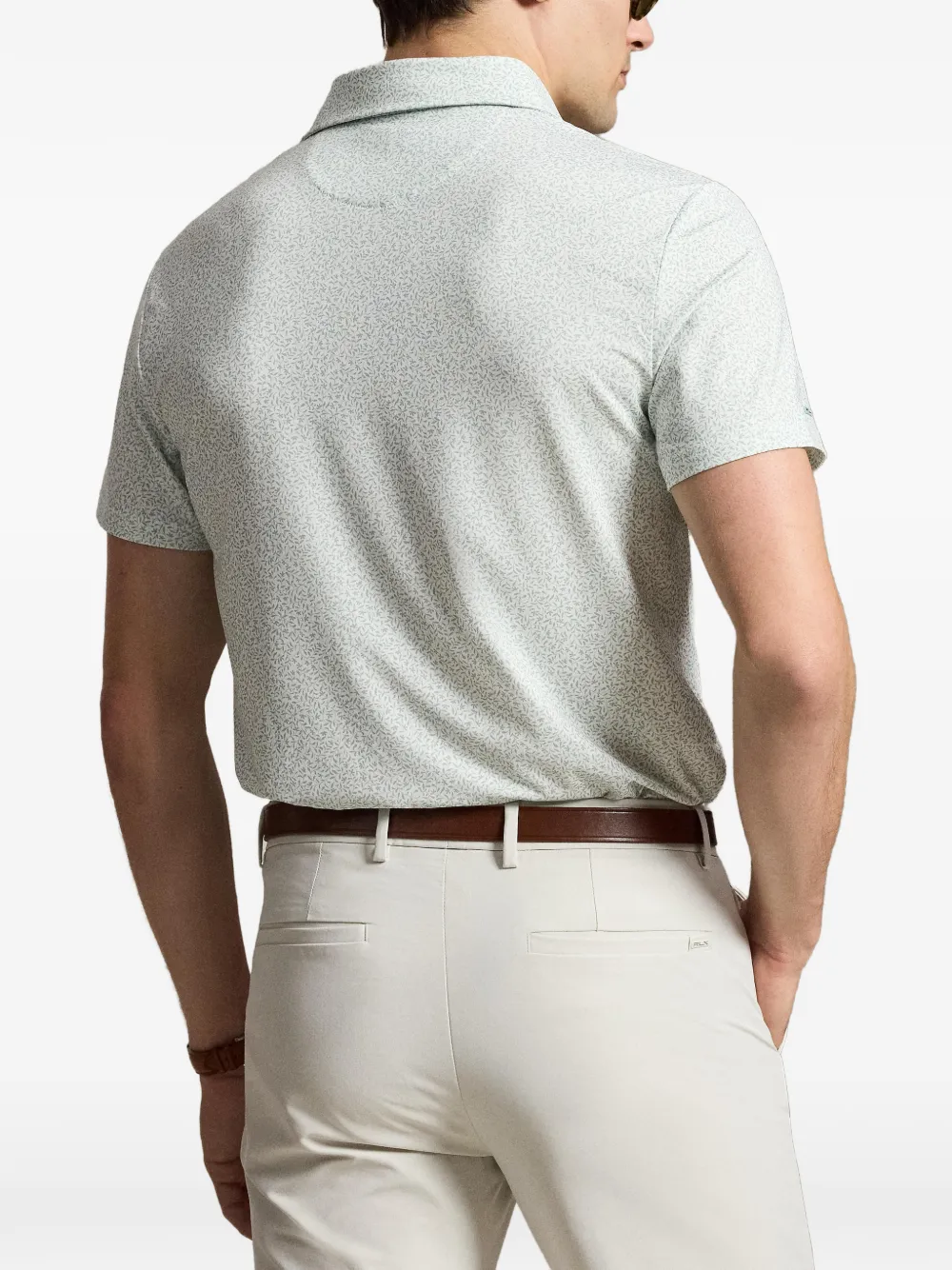 RLX Ralph Lauren Poloshirt met bladerprint Groen