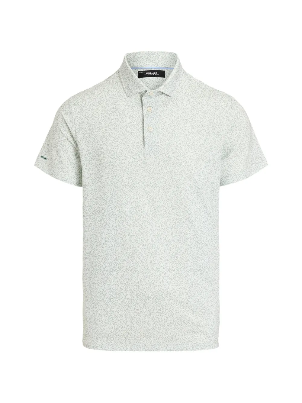 RLX Ralph Lauren leaf-print polo shirt - Verde