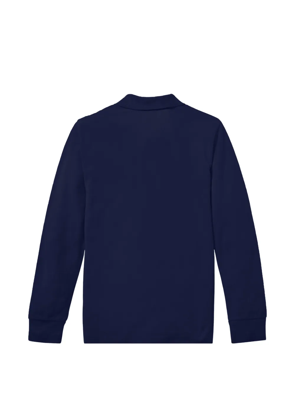 POLO RALPH LAUREN KIDS Poloshirt met lange mouwen en borduurwerk Blauw