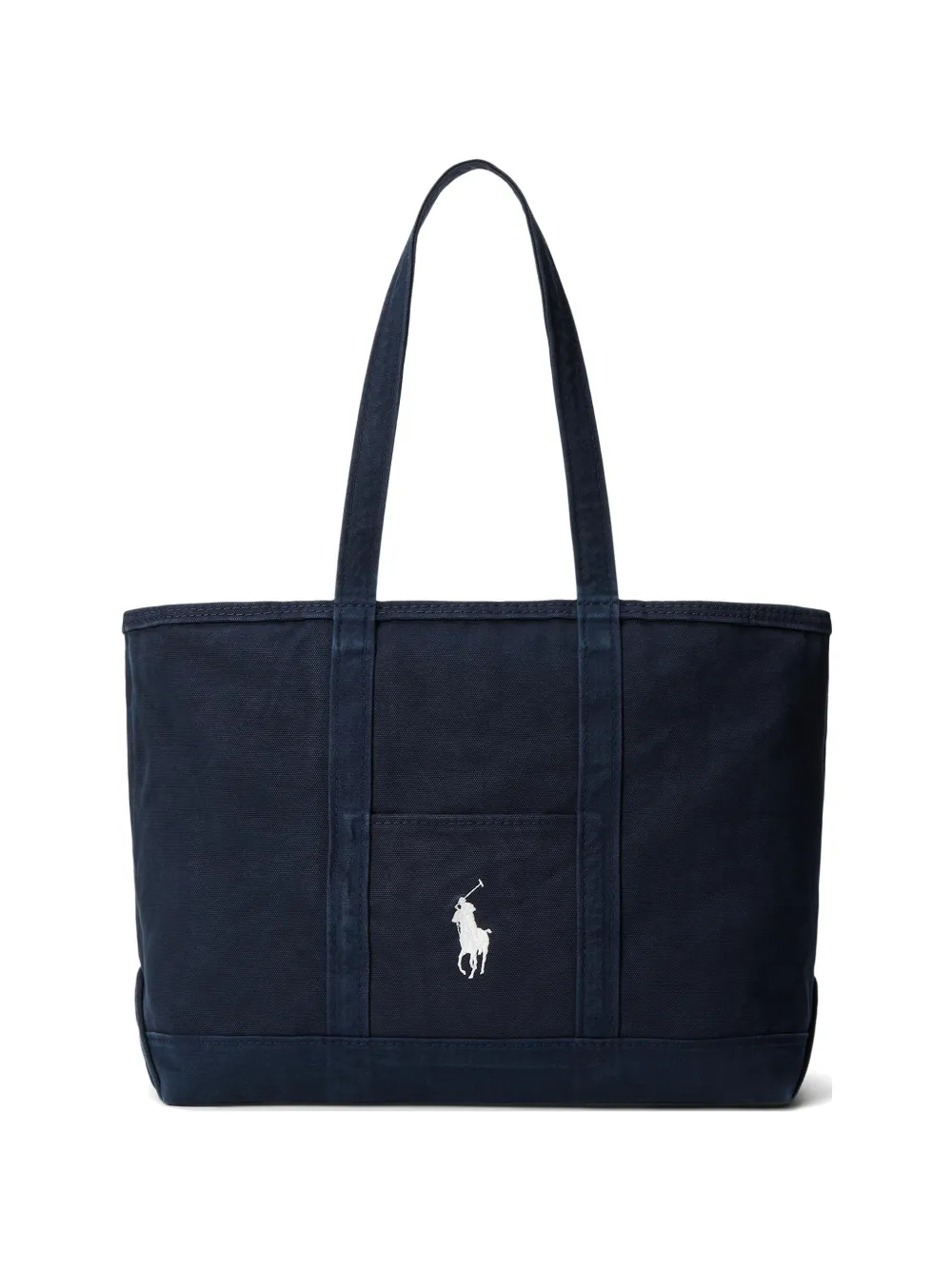 Polo Ralph Lauren embroidered-logo tote bag - Blue