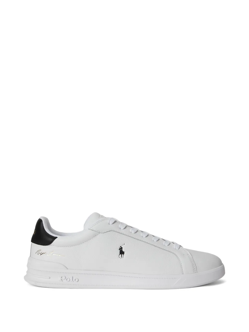 Polo Ralph Lauren Sneakers aus Leder - Weiß
