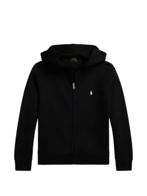 POLO RALPH LAUREN KIDS Suéter De Fleece Com Zíper Na Gola | Preto
